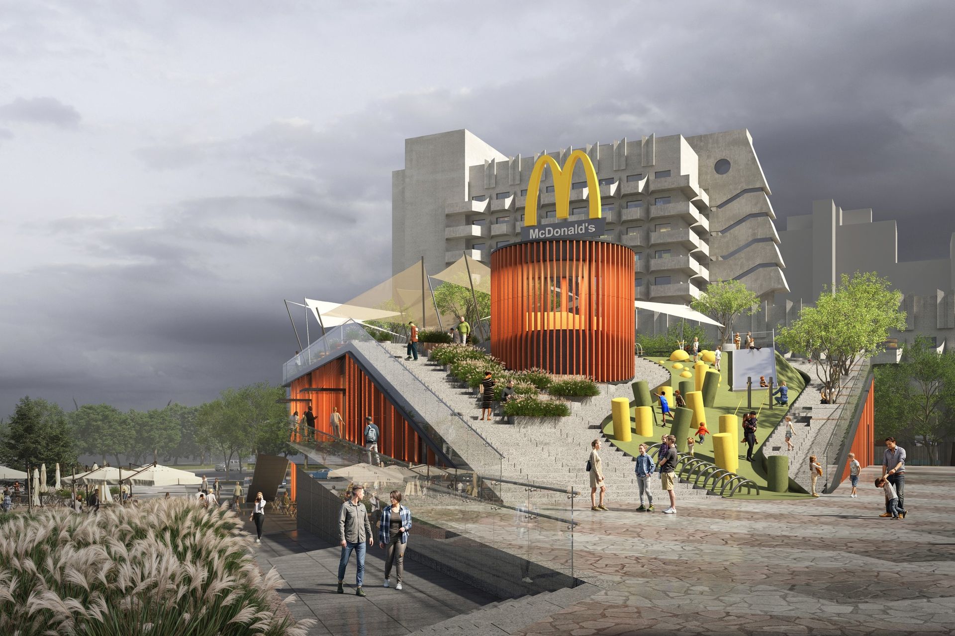 У Дніпрі може з'явитись McDonald’s з амфітеатром та зеленим майданчиком на даху