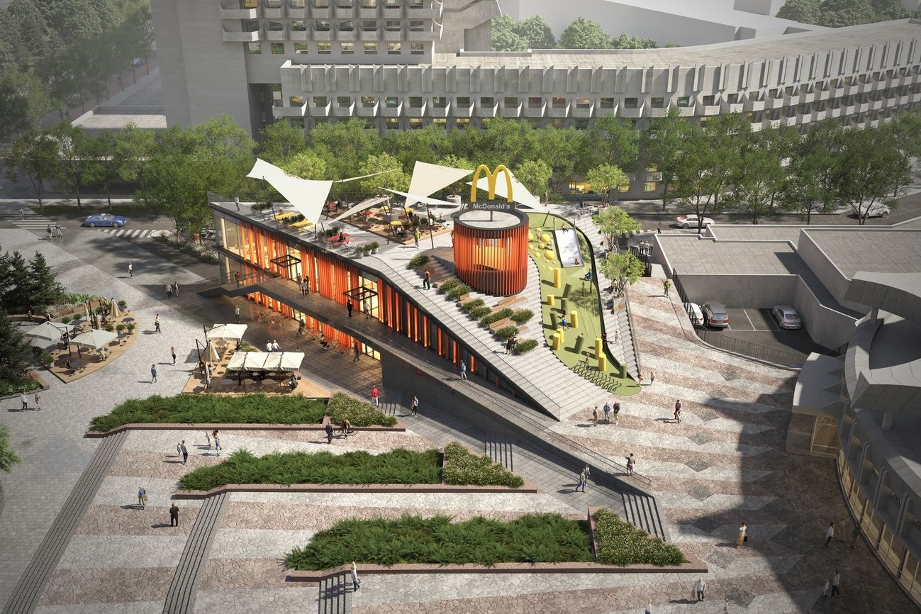 У Дніпрі може з'явитись McDonald’s з амфітеатром та зеленим майданчиком на даху