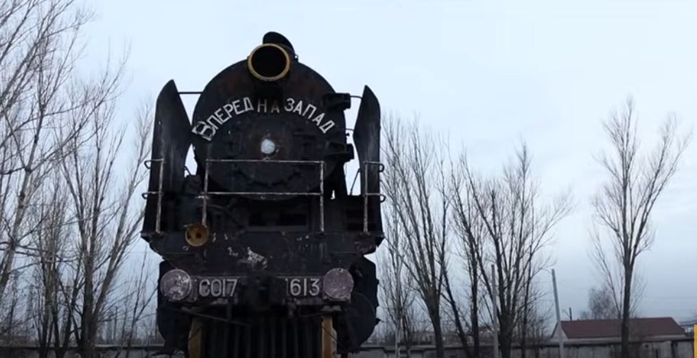 Паровоз на ж/м Северный