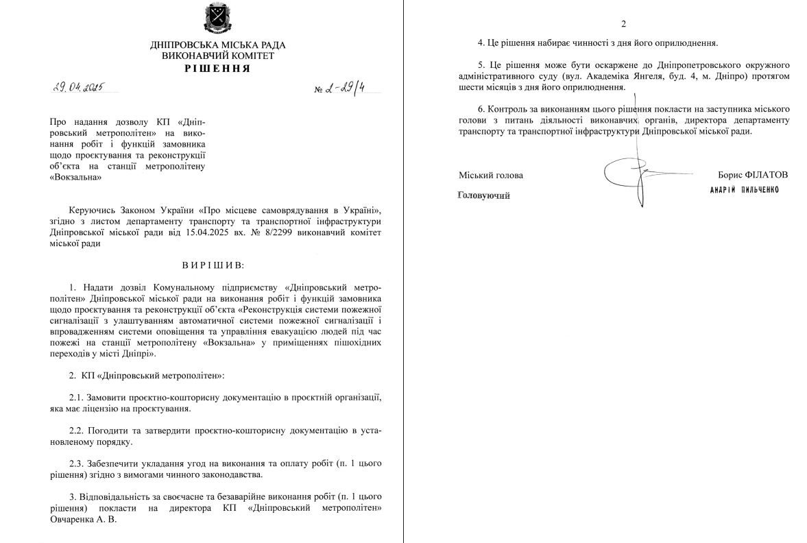 Рішення виконкому