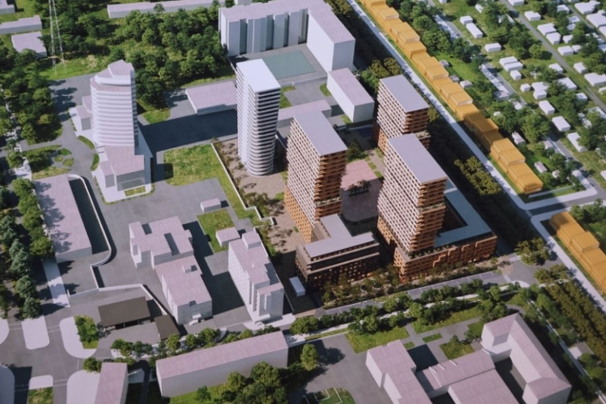 ЖК розташують навпроти входу до Студентського парку