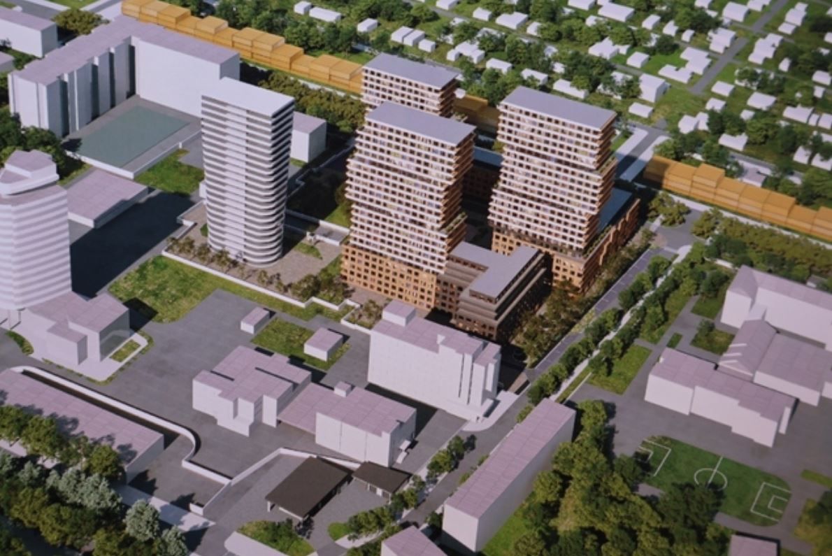 Нині на місці ЖК автопарк