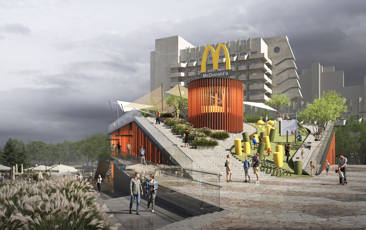Проєкт закладу швидкого харчування у центрі міста McDonald’s у м. Дніпро