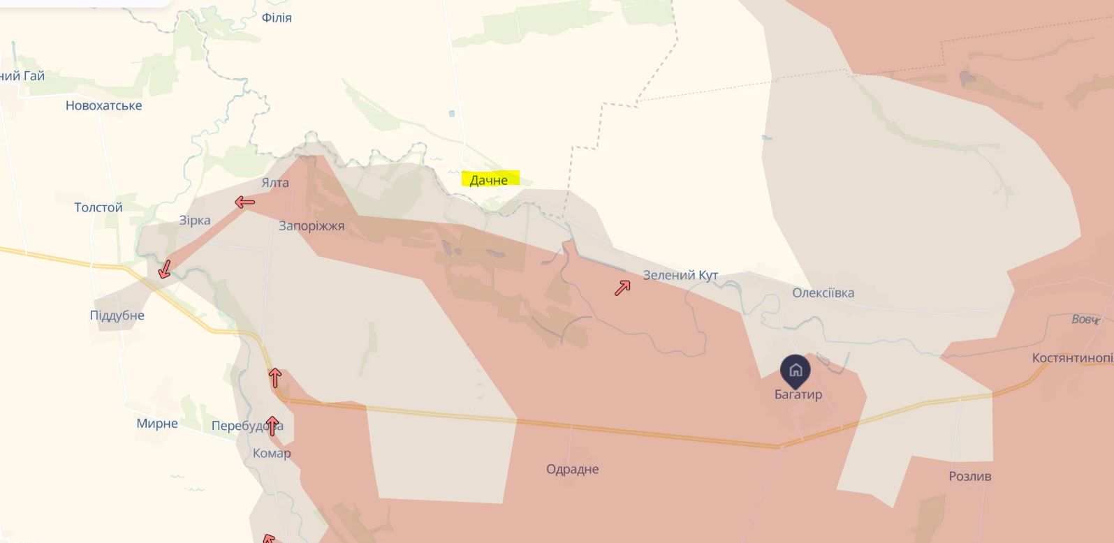 Карта DeepState