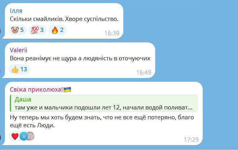 Реакція містян в соцмережах