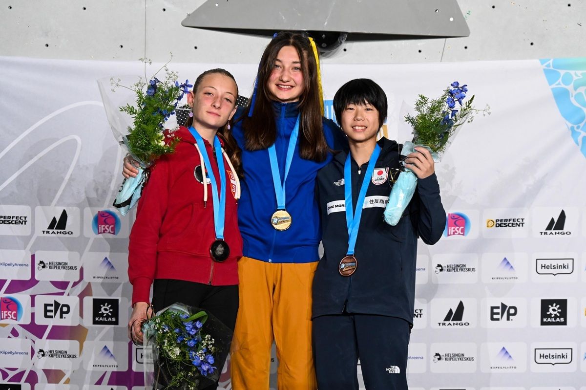 Казбекова Рафаель Казбекова - чемпіонка світу серед юніорів зі скелелазіння