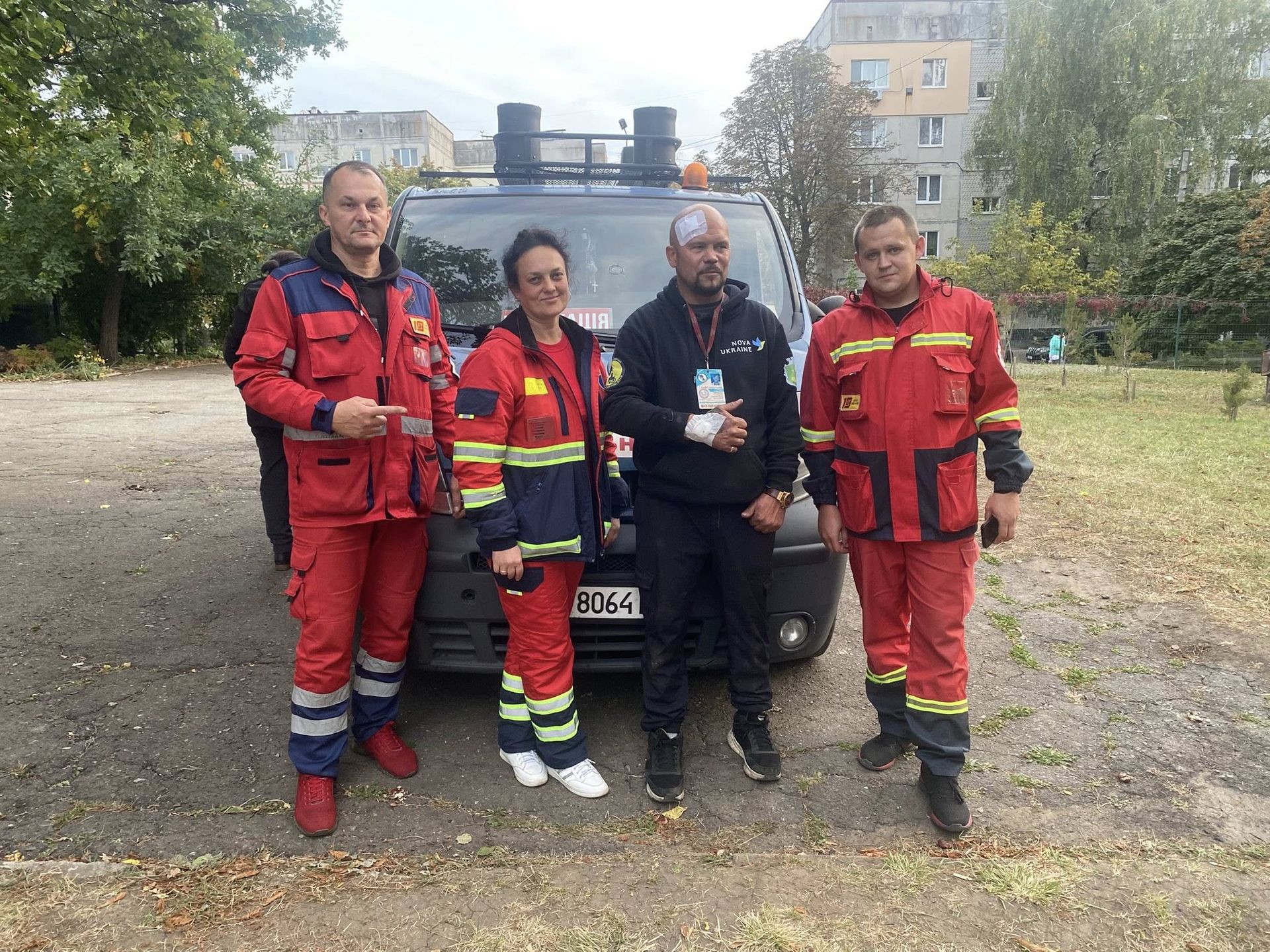 Ворожі дрони атакували авто волонтера з Кривого Рогу під час евакуації людей