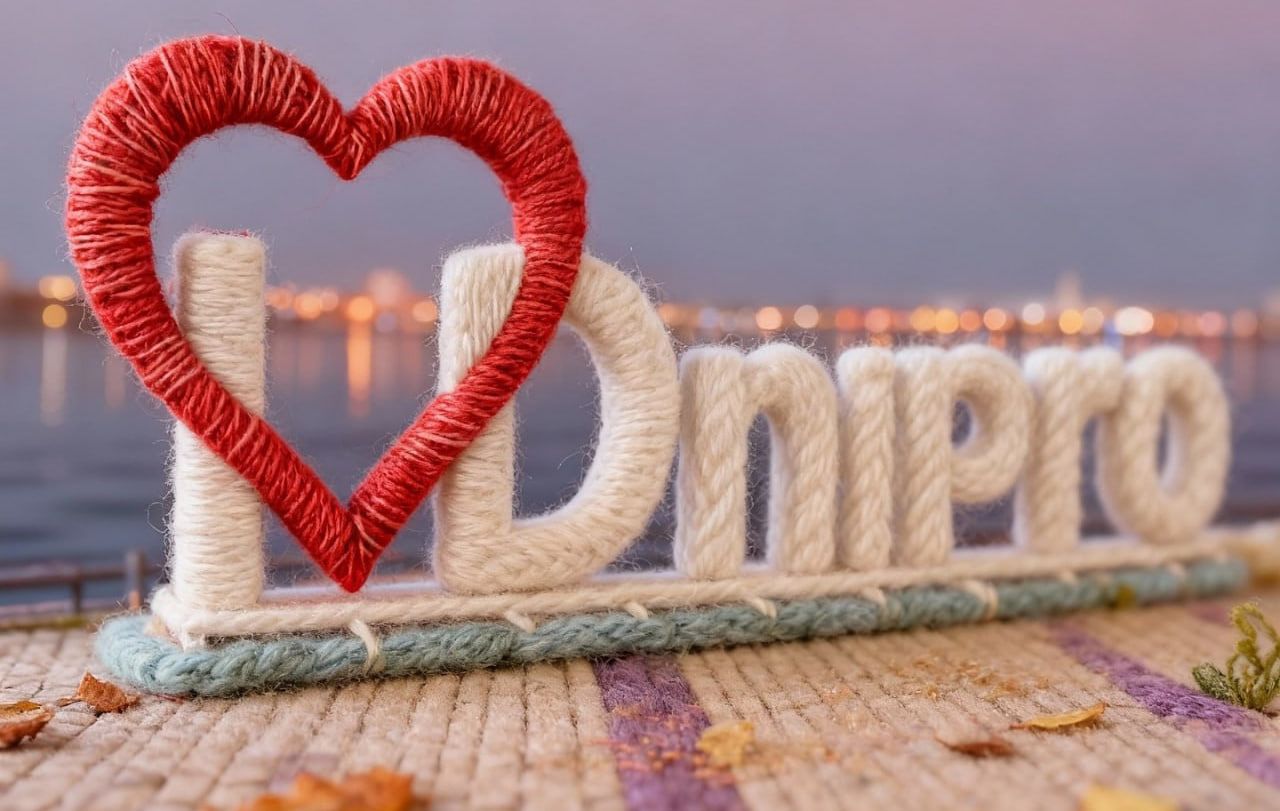 photo_2025-11-17_09-19-47 В'язана Набережна Дніпра. Фото: instagram.com/elena.creator_