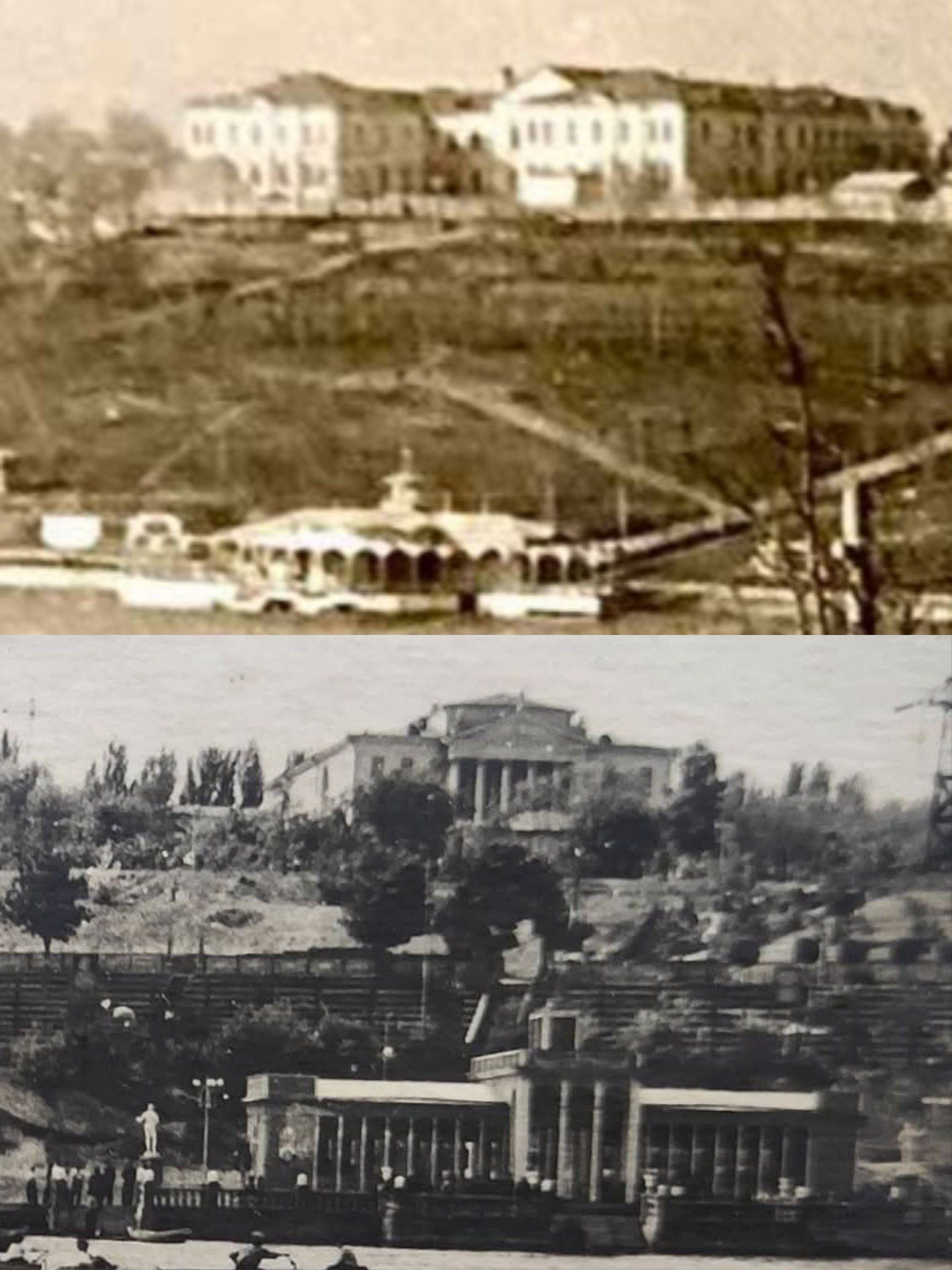 Сравнение с другой фотографией, где действительно изображен дворец