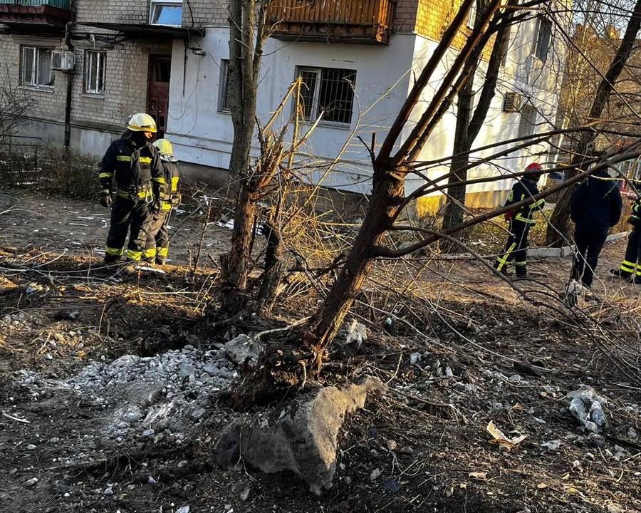 Спасатели на месте атаки