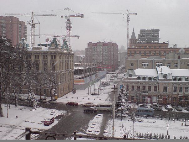 Будівництво на місці сучасних ТЦ та ділових центрі