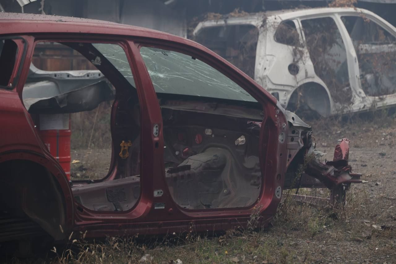 Поврежден СТО