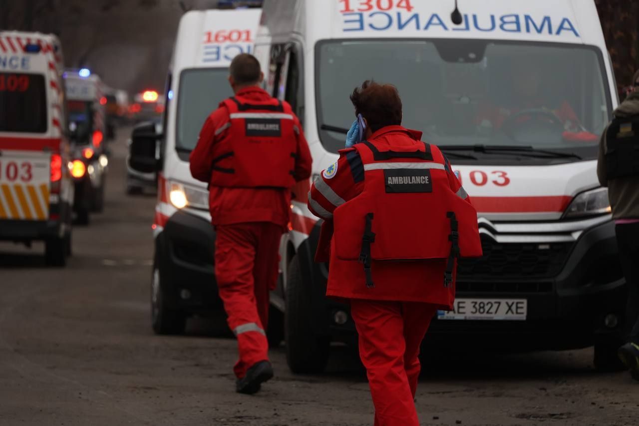 Медики на месте атаки