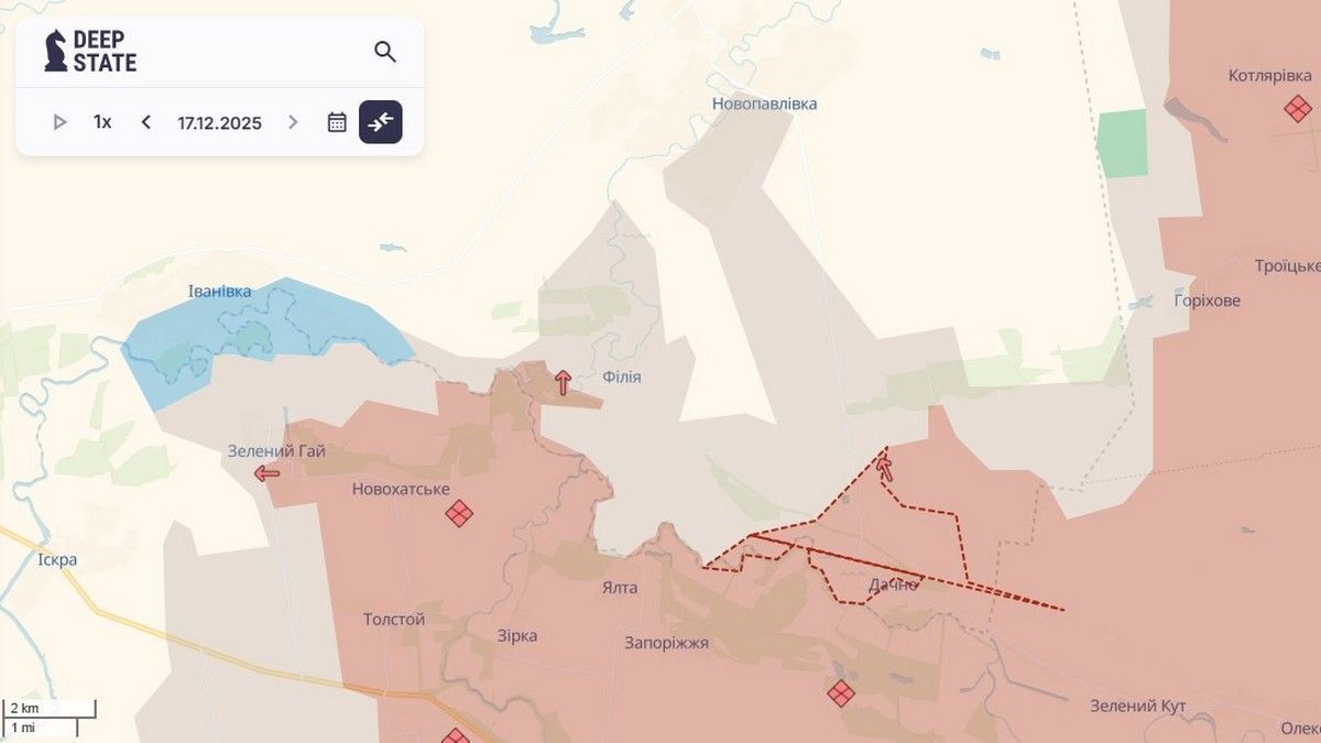 Изменения на карте