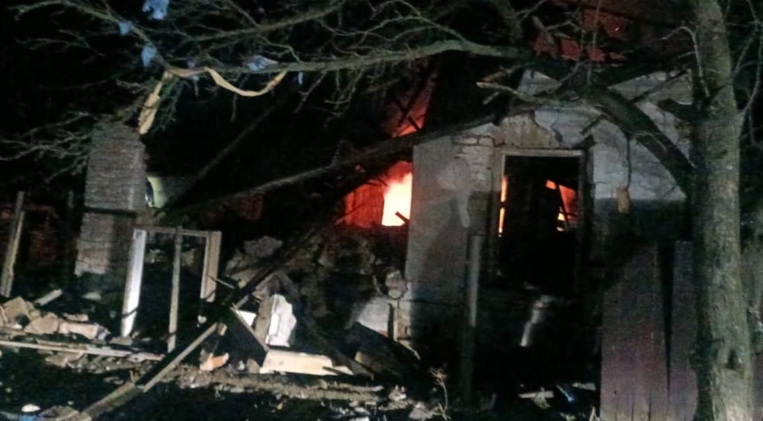 Наслідки атака в Синельниківському районі. Фото: ДніпроОВА