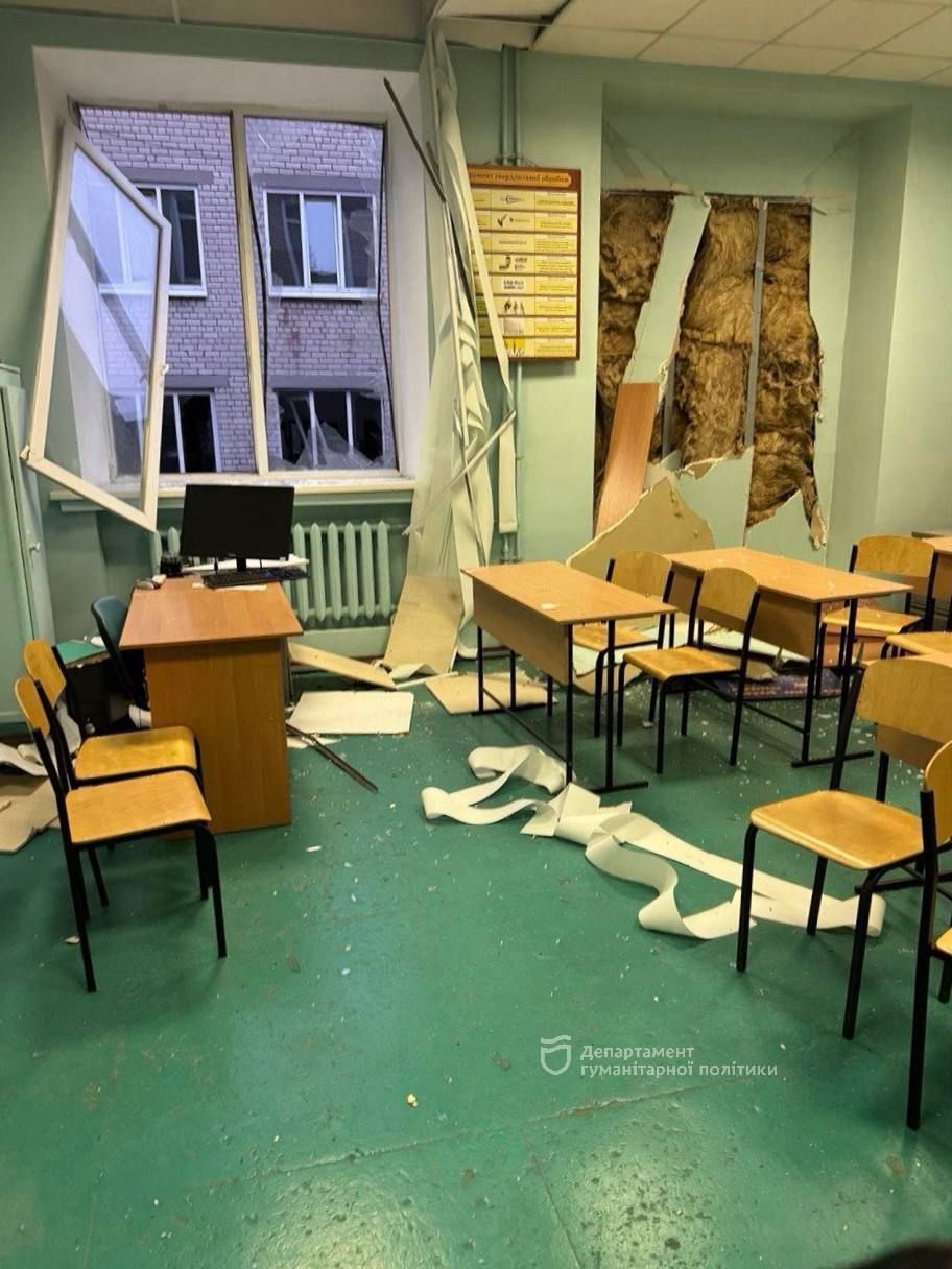 У ГумДепі показали, як виглядають пошкоджені через атаку в Дніпрі заклади освіти: фото