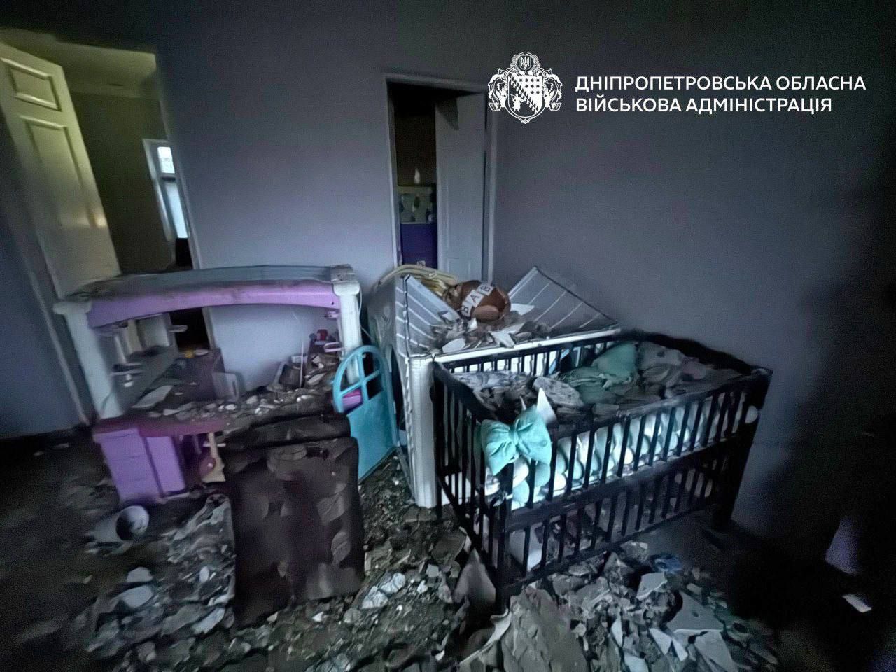 Наслідки атаки на Дніпро: як зараз виглядає будинок, у якому постраждали діти