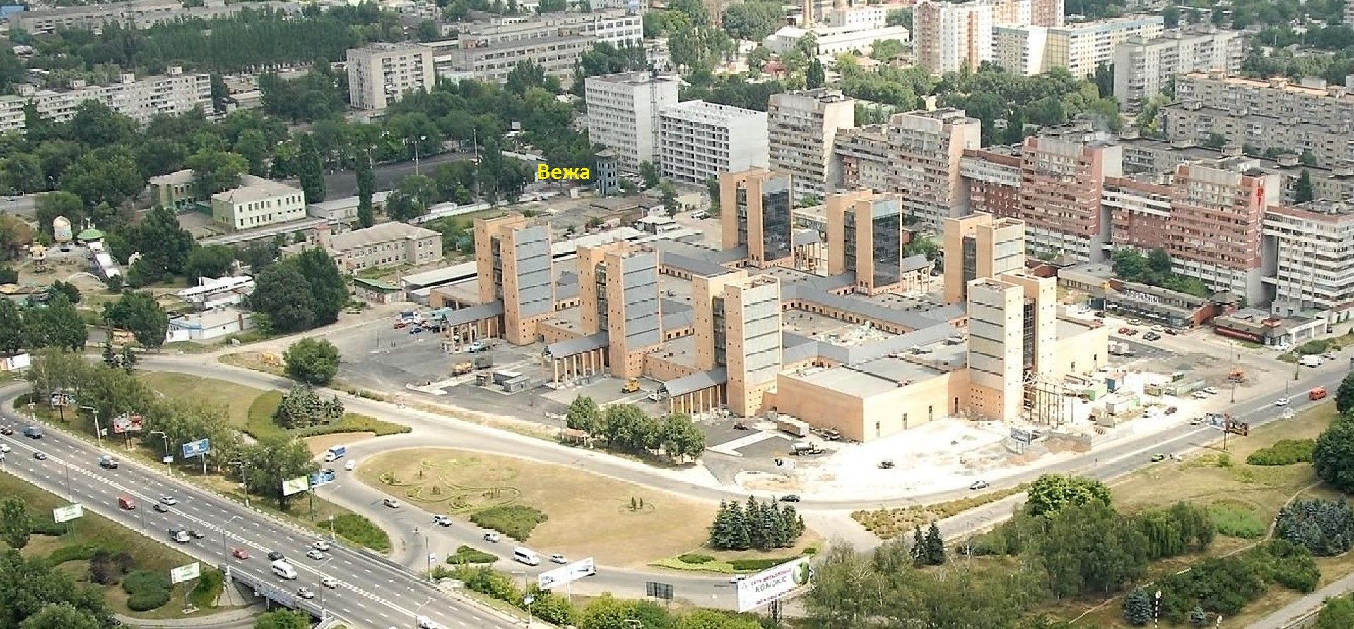 Современное расположение башни