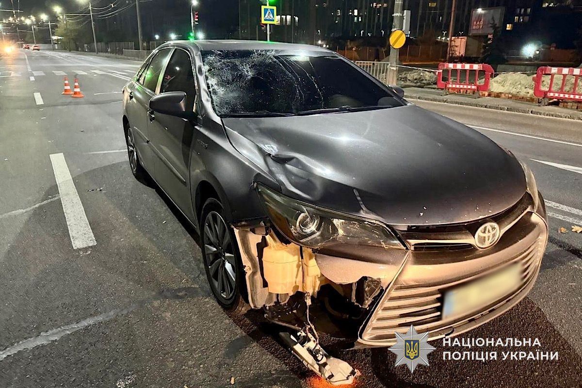 Машина після ДТП 