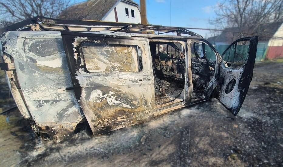 Сгорела машина энергетиков