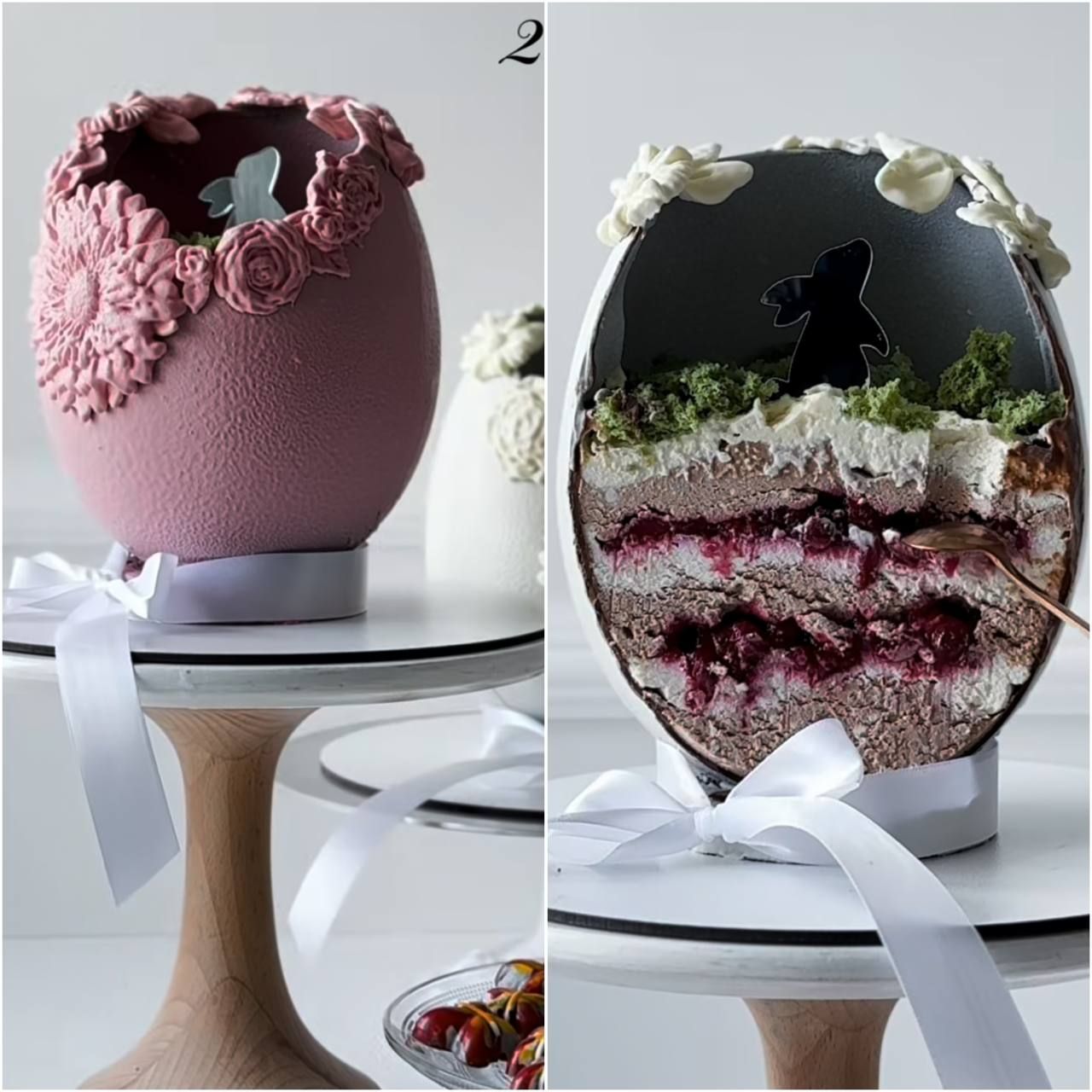 фото_2026-03-27_08-25-51 (2) Кулич в шоколадном яйце. Фото: instagram.com/marymar.cake/