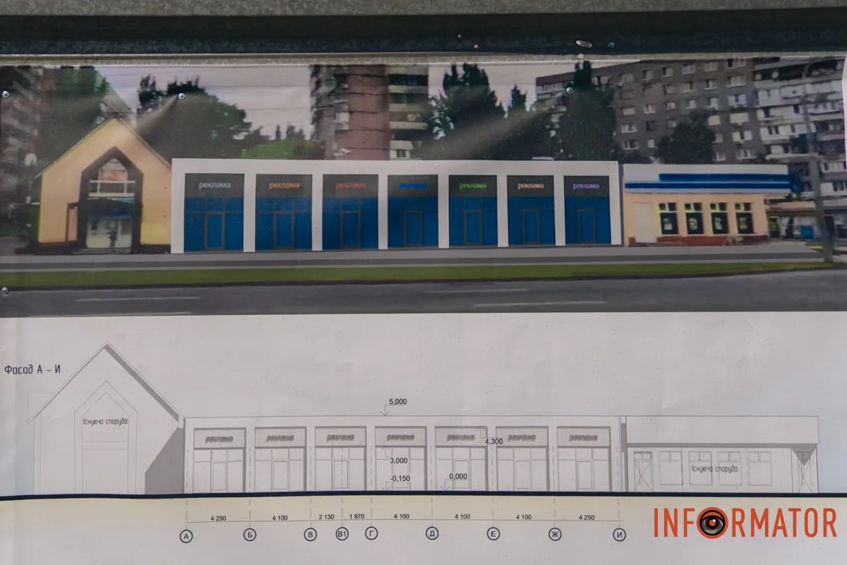 Візуалізація нових торгівельних точок. Фото: Інформатор.