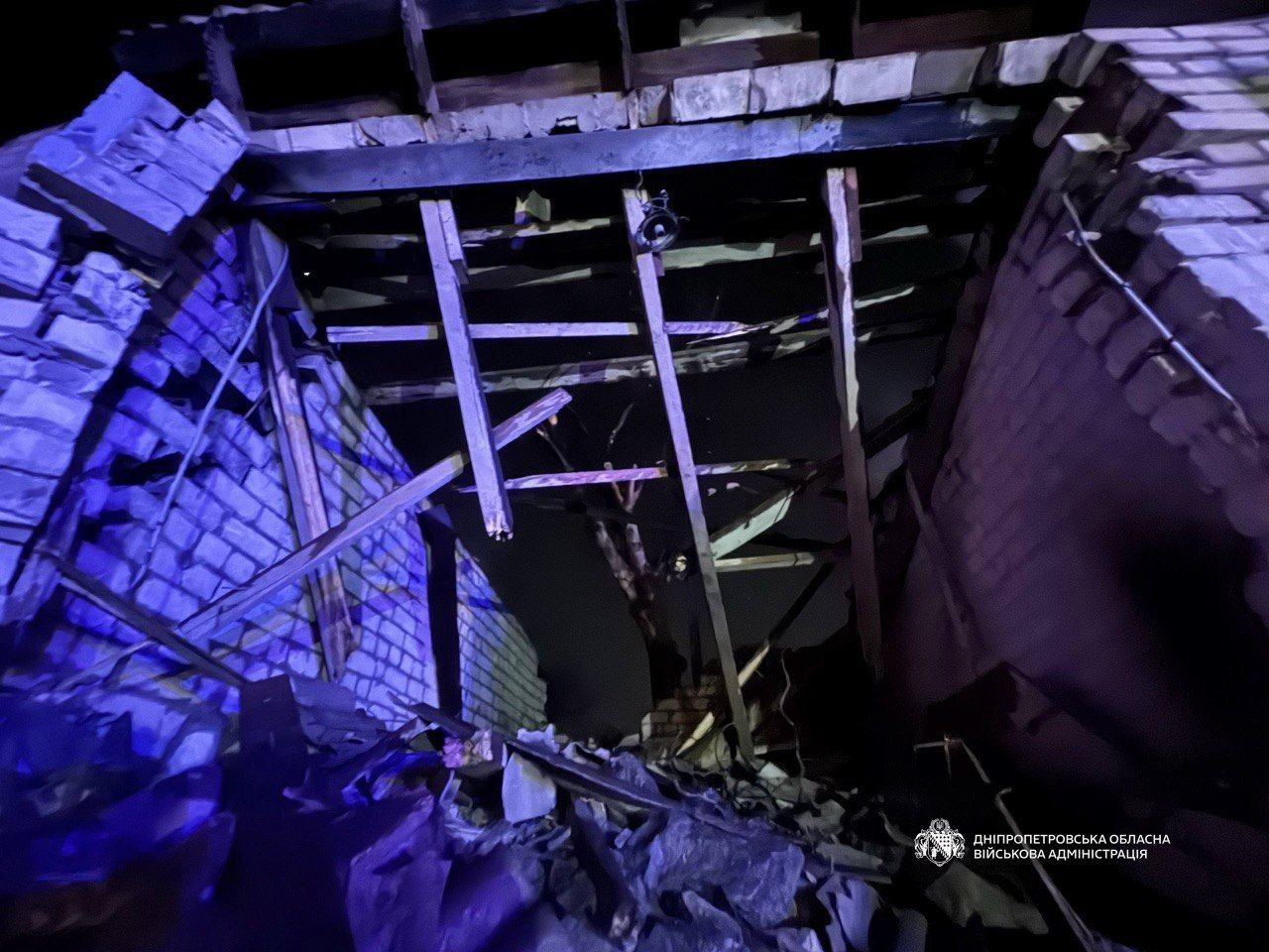 Разрушенное помещение