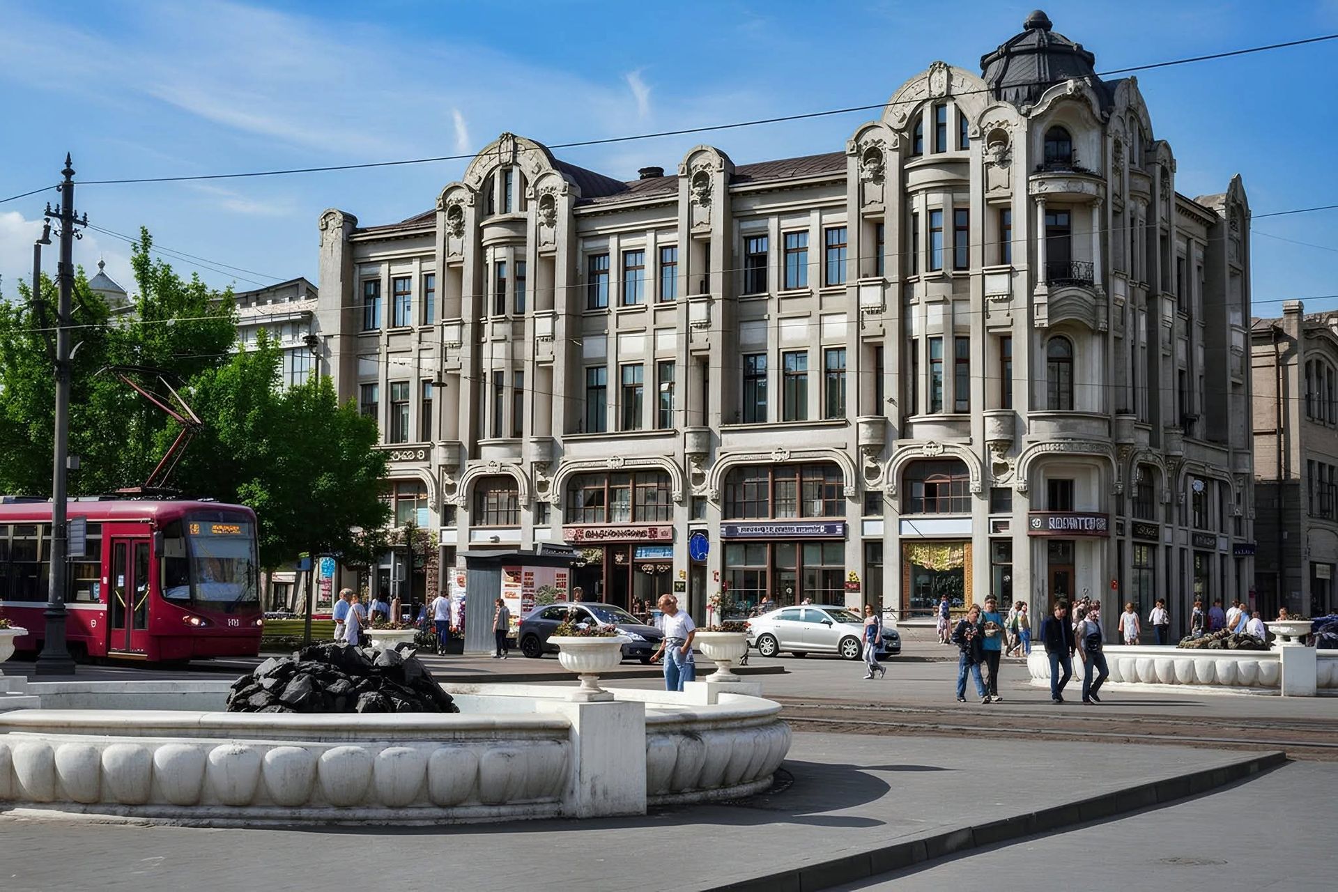 У мережі показали альтернативний Дніпро зі збереженими історичними будівлями, які були втрачені