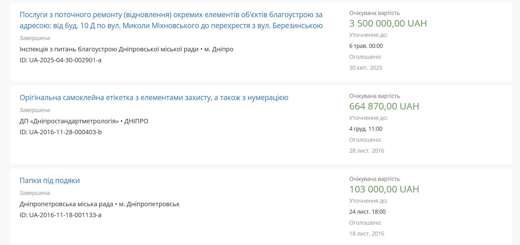 Фірма постачала друковану продукцію для міської ради