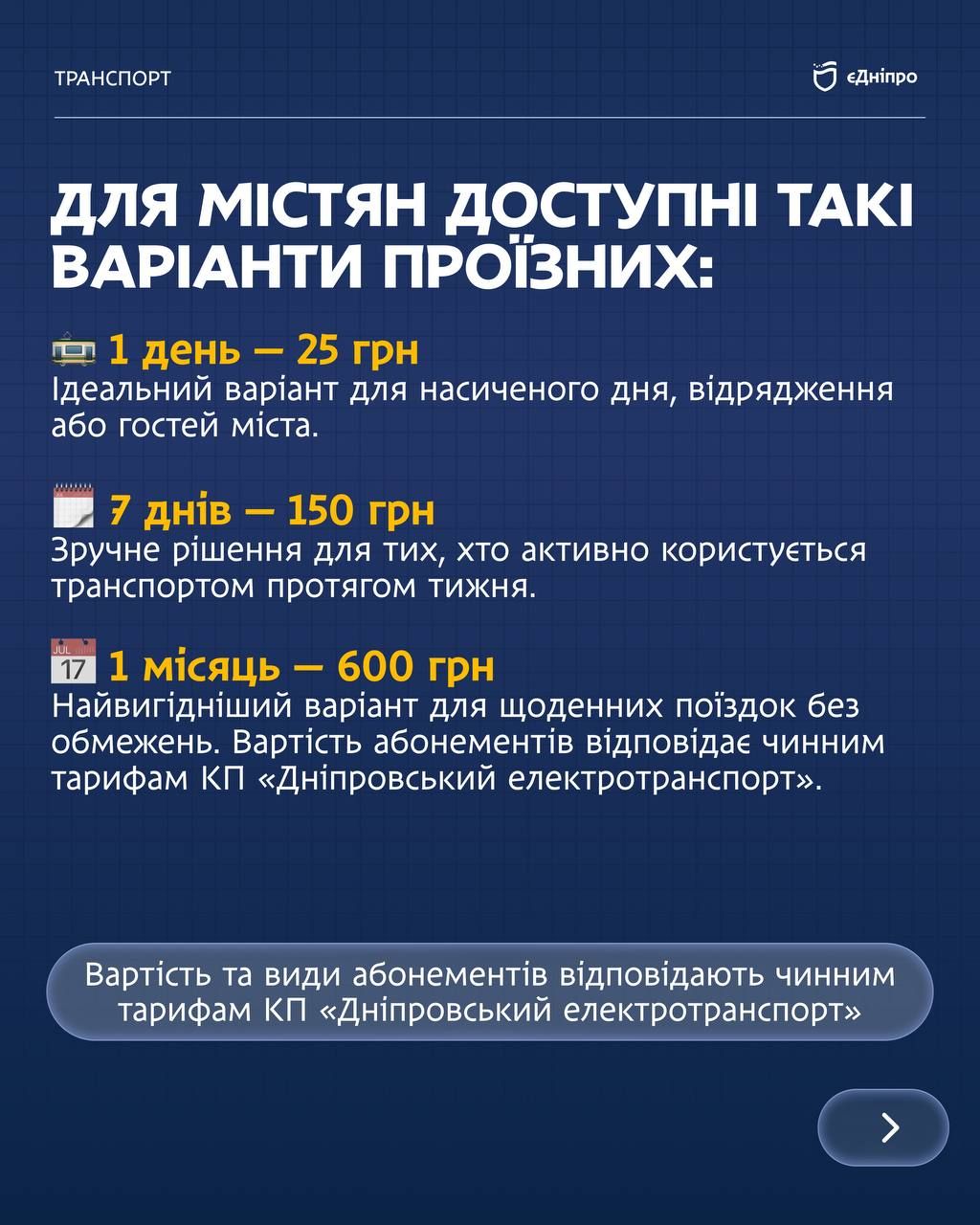 546456 Інформація про вартість проїзних