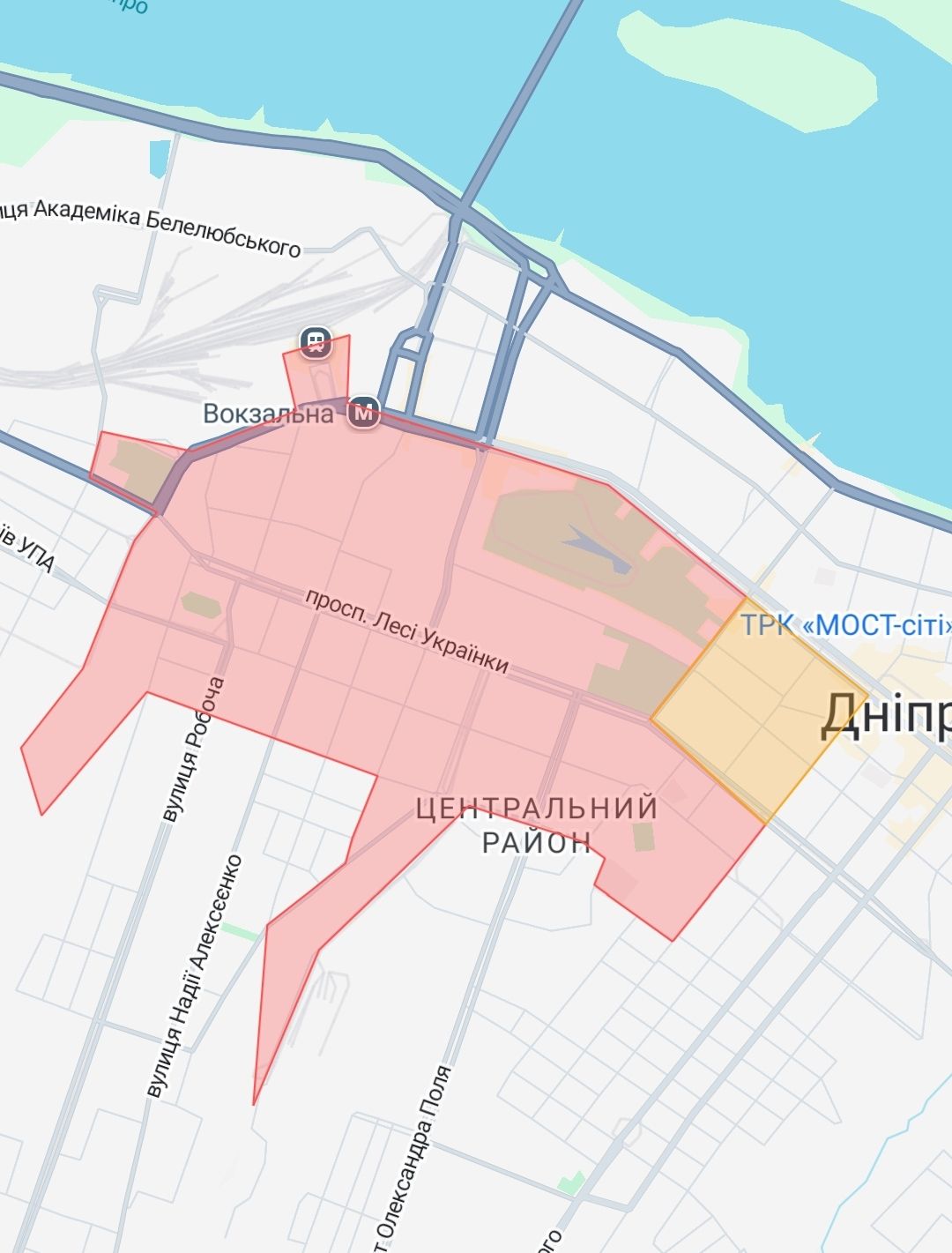 Screenshot_20260717_114529_Maps Частина Дніпра, яка буде зневоднена.