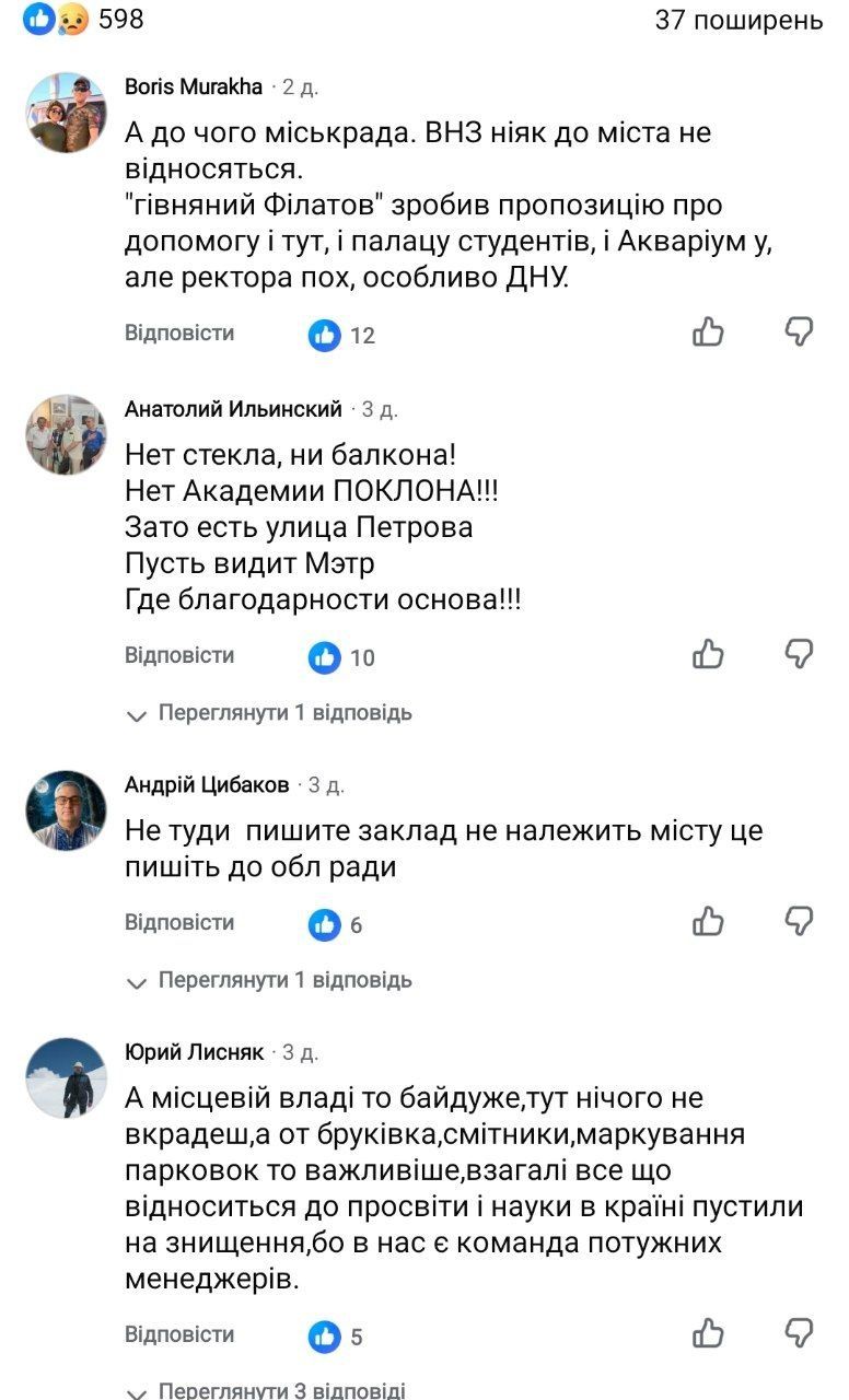 4545 Коментарі під дописом