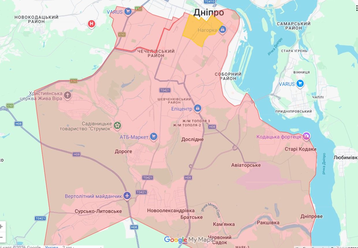 4654 Мапа відключень