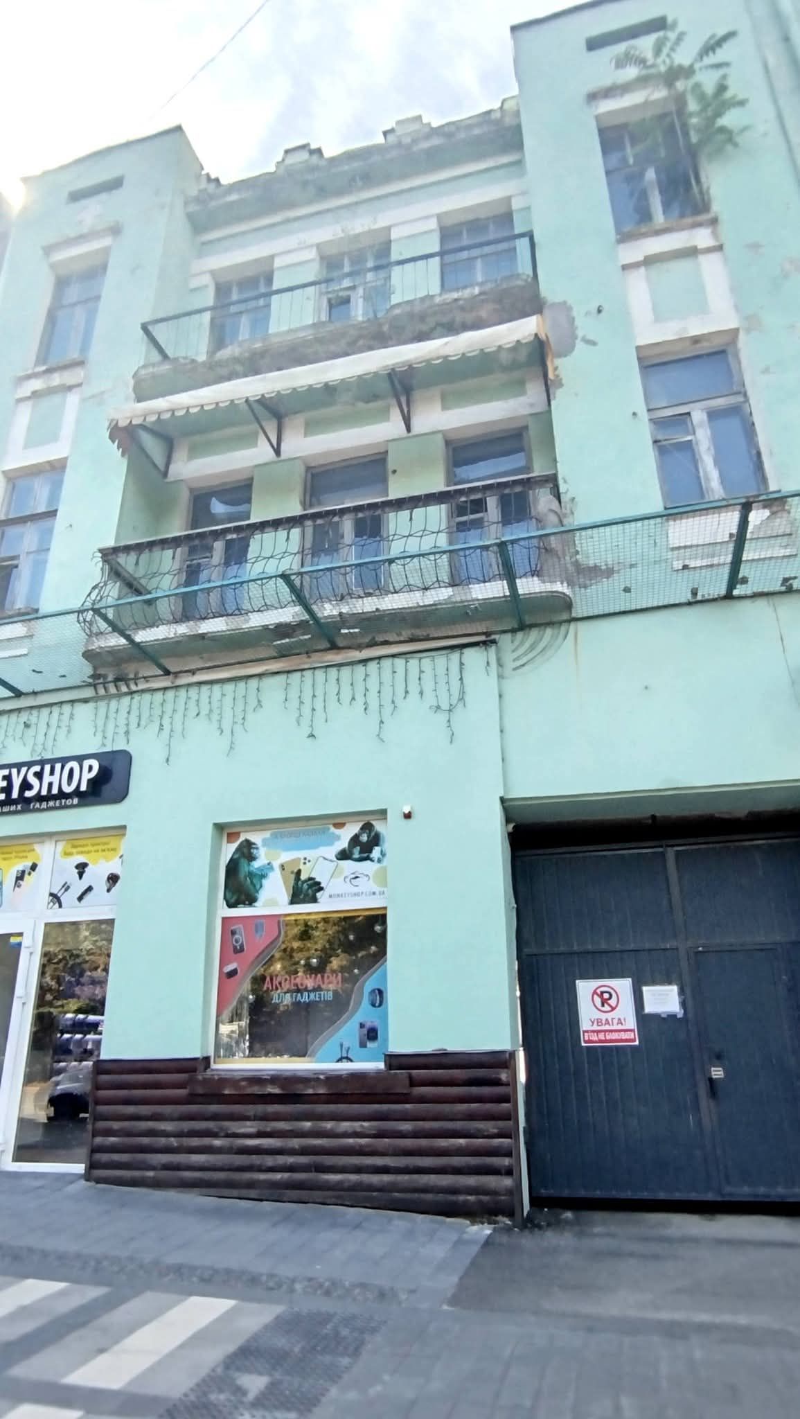 Будівля, де була станція швидкої допомоги 