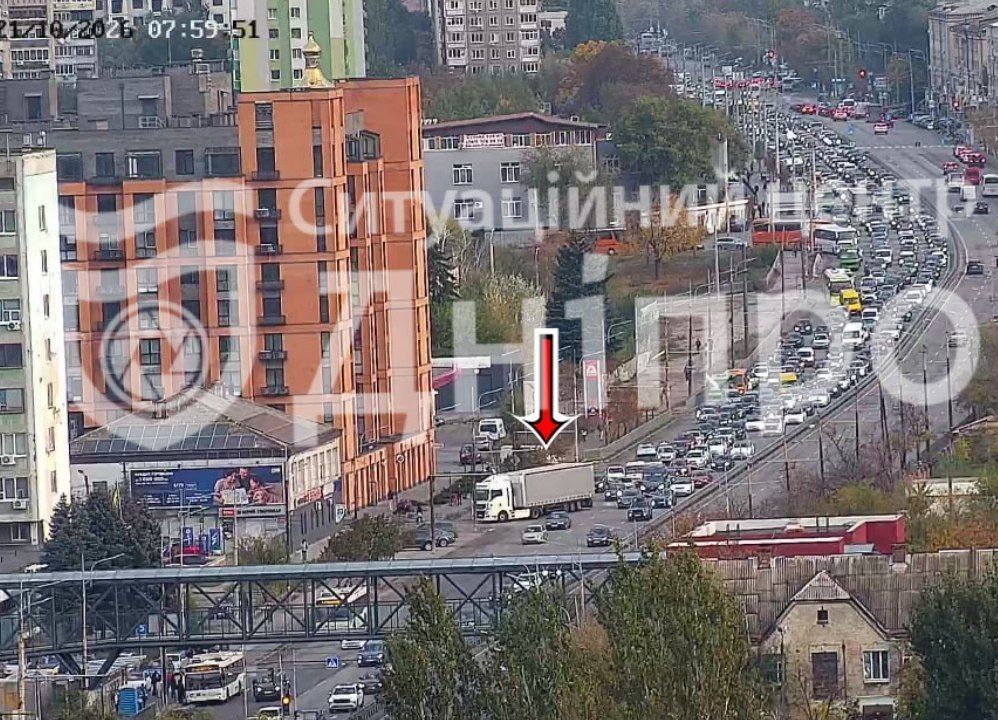 Пробка. Фото: Ситуационный центр.
