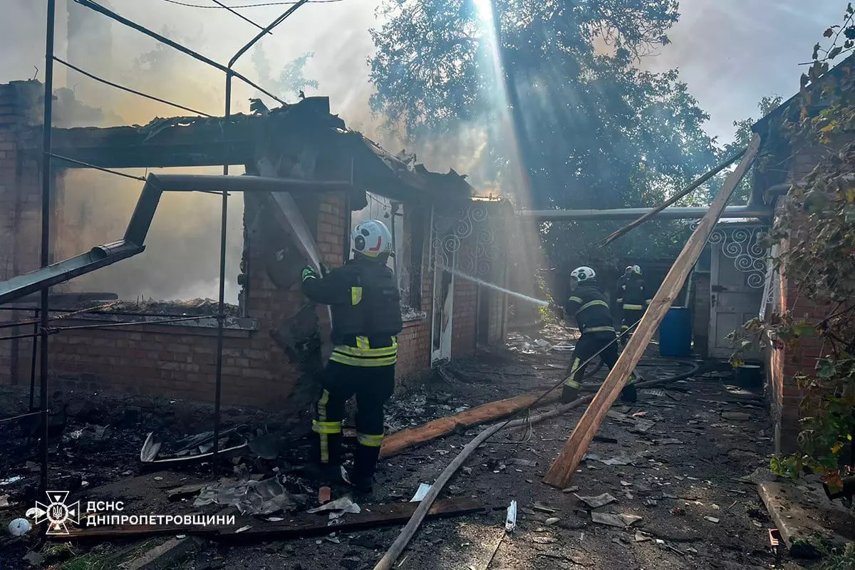 Пожар на Днепропетровщине