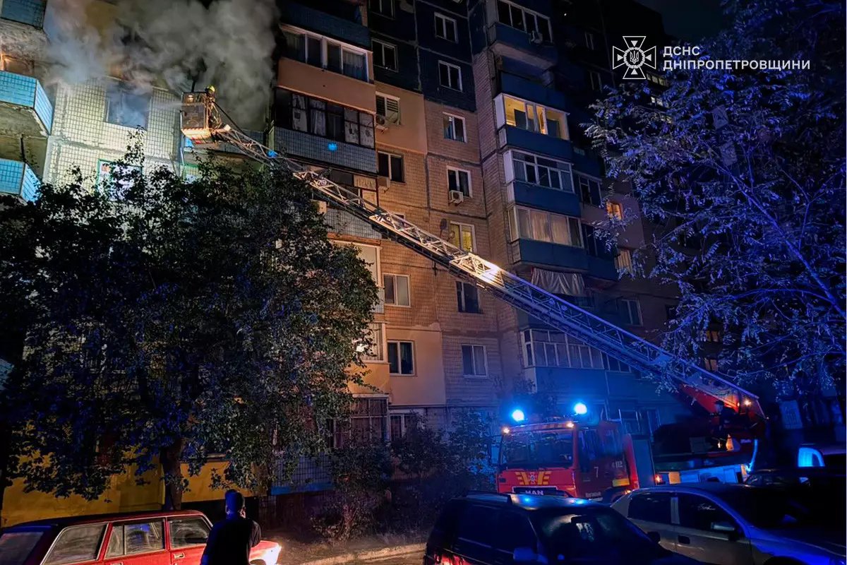 В Каменском на пожаре в квартире погиб человек