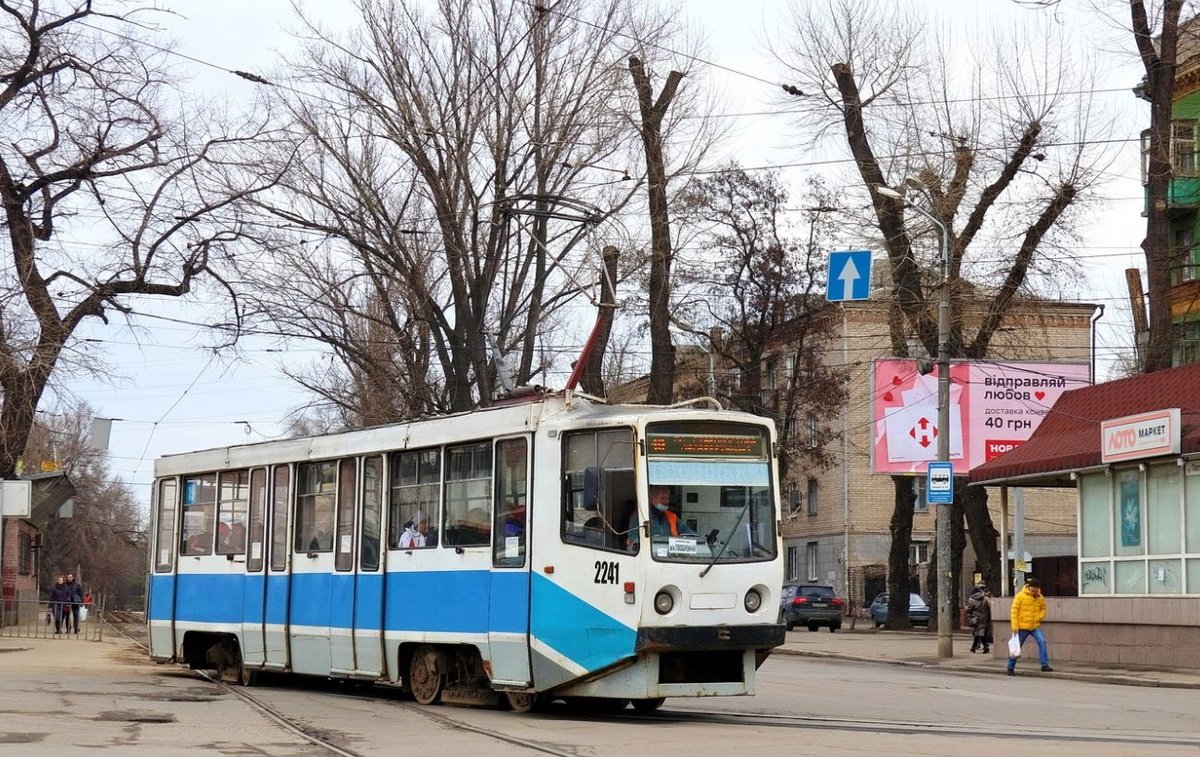 Трамвай №19 в Днепре