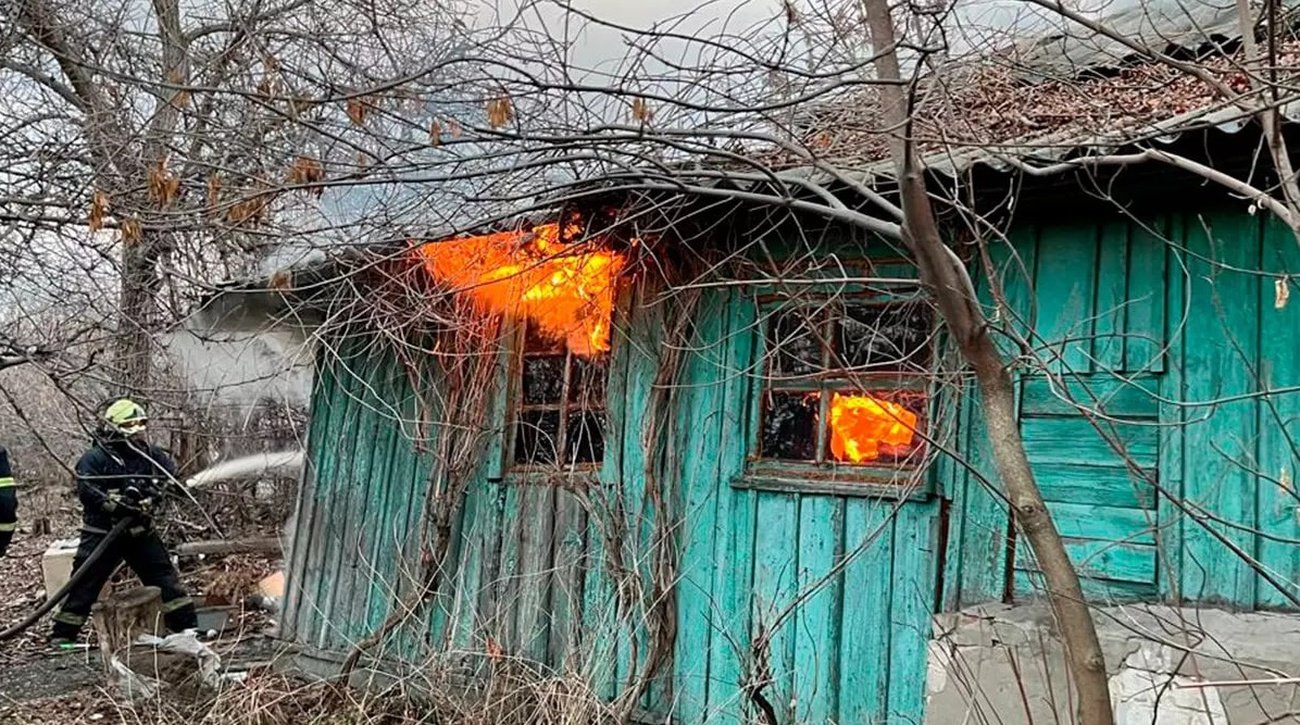 Пожар в Павлограде