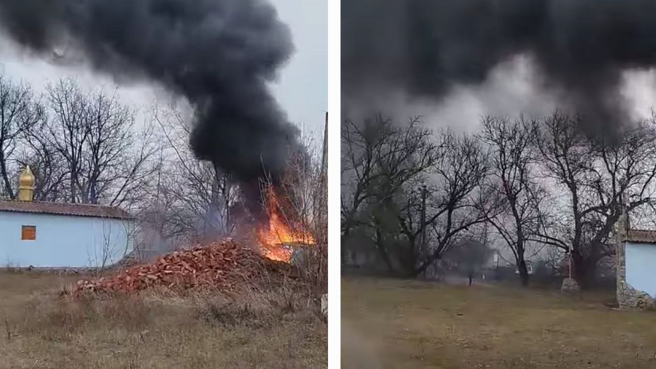 Пожежа на території церкви