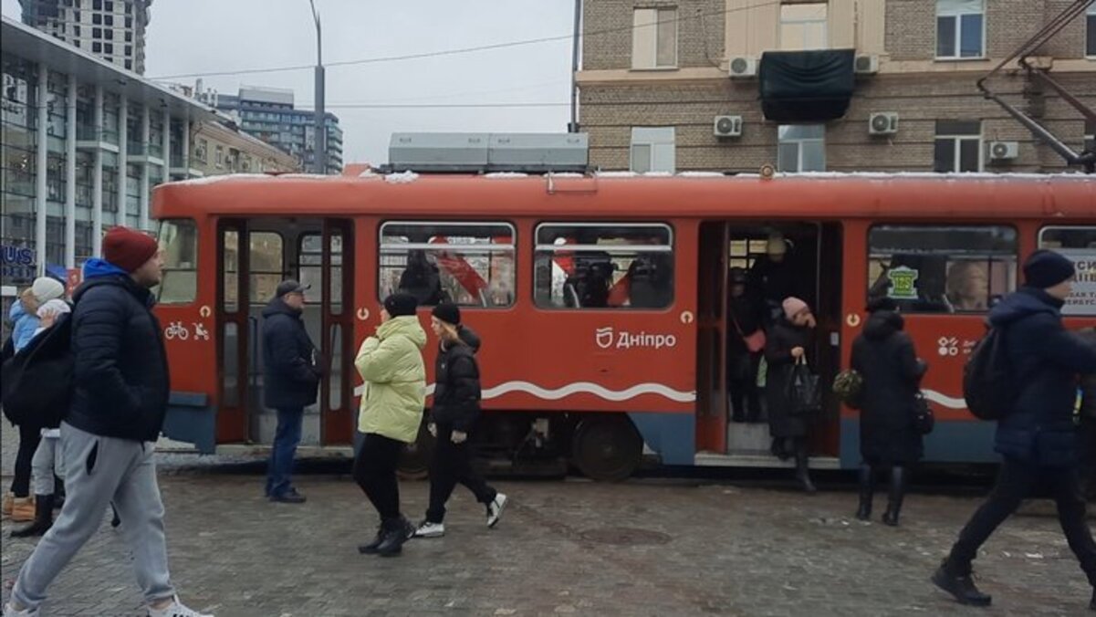 В Днепре 21 марта трамвай №1 временно сменит маршрут