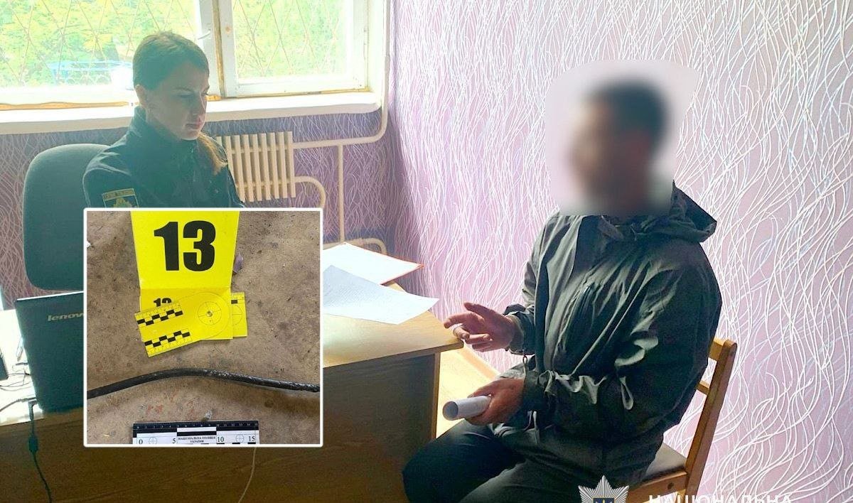 Подозреваемый в убийстве мужчина