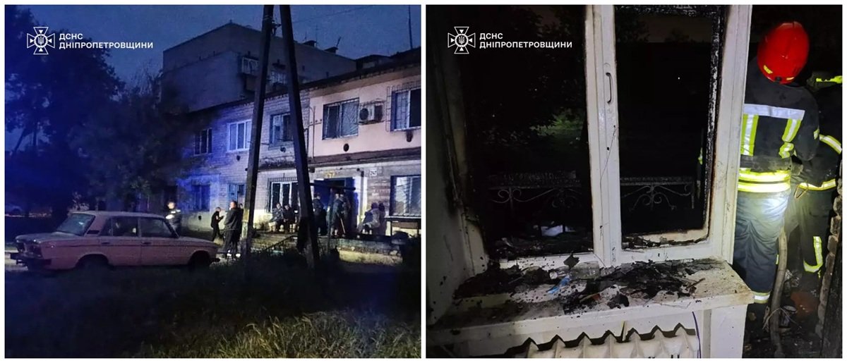 Пожежа-5 Рятувальники ДСНС ліквідують пожежу у багатоквартирному будинку на Дніпропетровщині.
