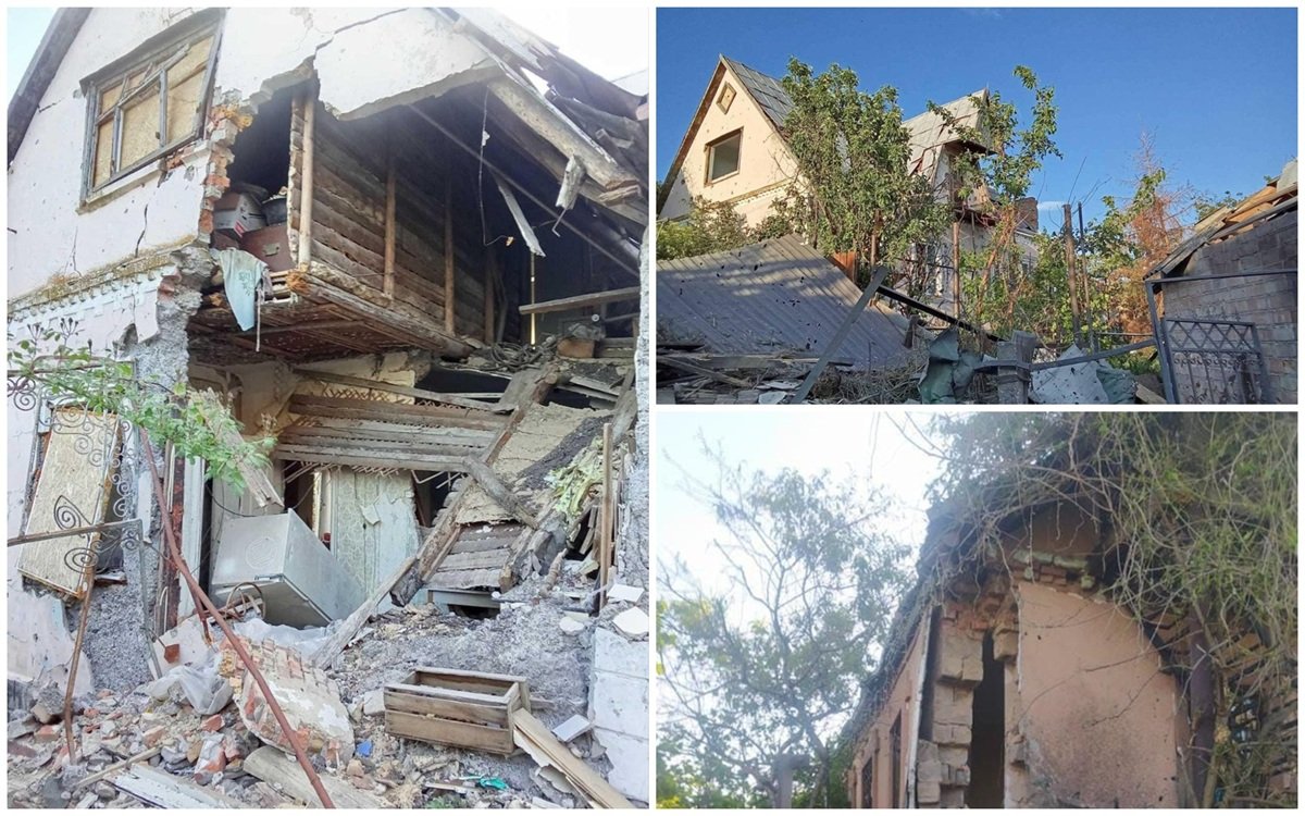 Пожежа та руйнування після нічної ракетної атаки на Дніпропетровщину 25 травня