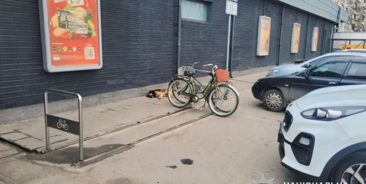 Паркомісця для велосипедів біля АТБ у Дніпрі