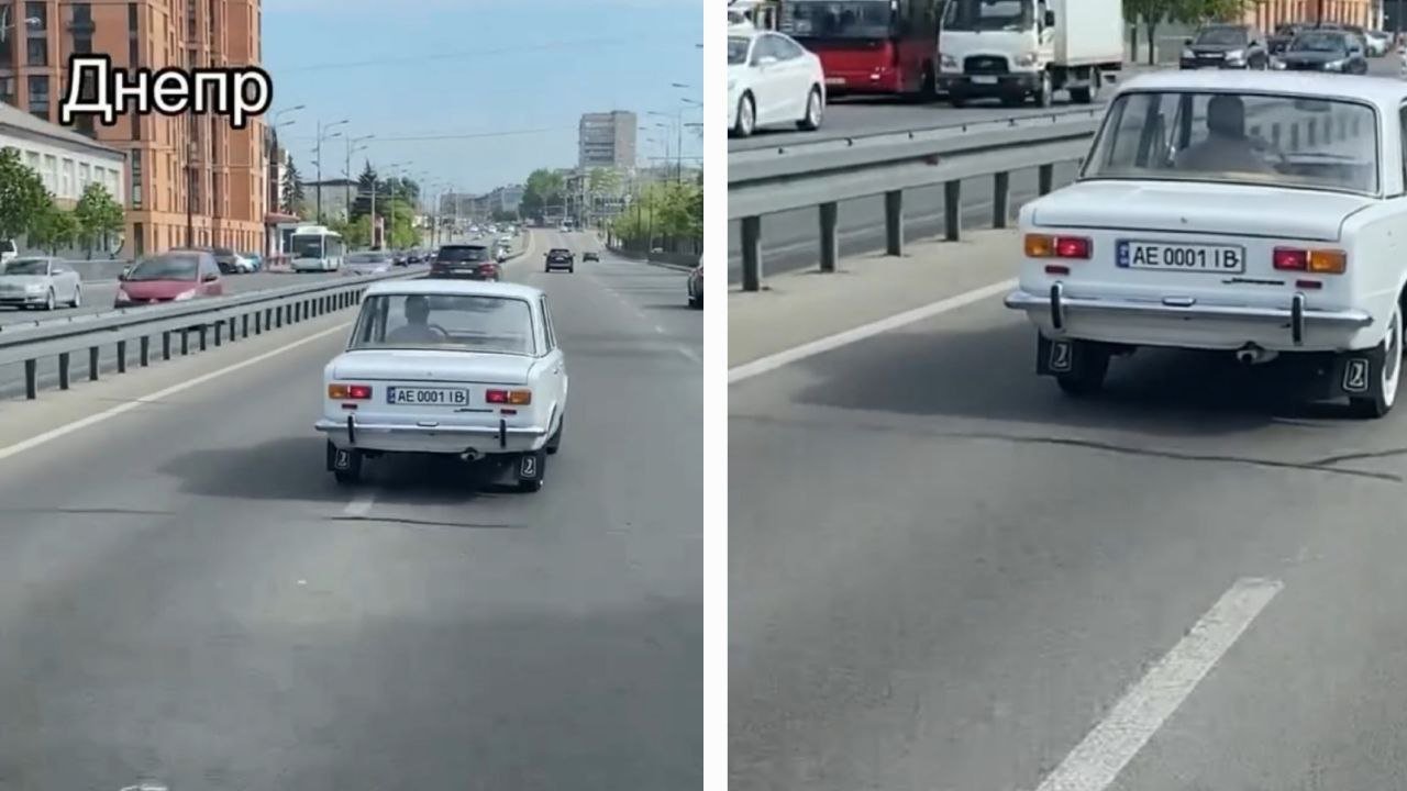 Автомобіль на дорозі в Дніпрі