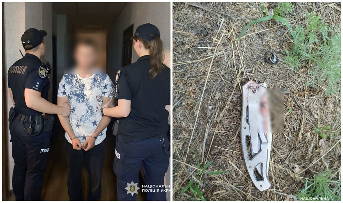 Затримання нападника у Дніпрі ножове поранення батька під час захисту доньки