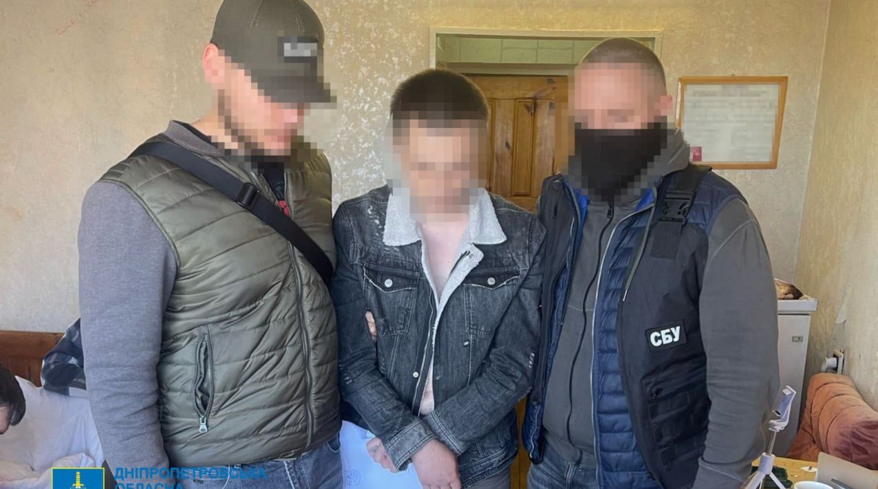 Задержанный в Днепре мужчина