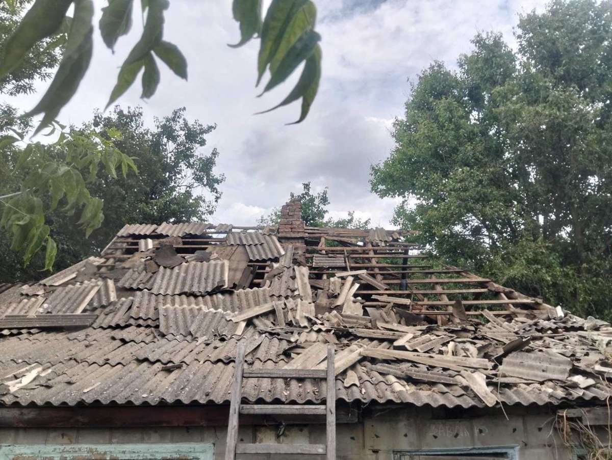 ОВА Наслідки обстрілу дронами та артилерією в Дніпропетровській області, червень 2025