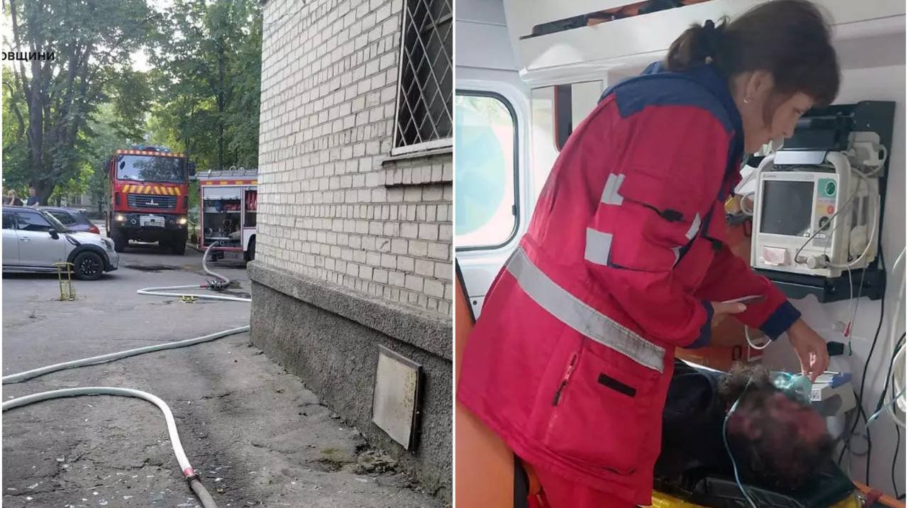 В городе Самар утром горела квартира: из пожара спасли мужчину